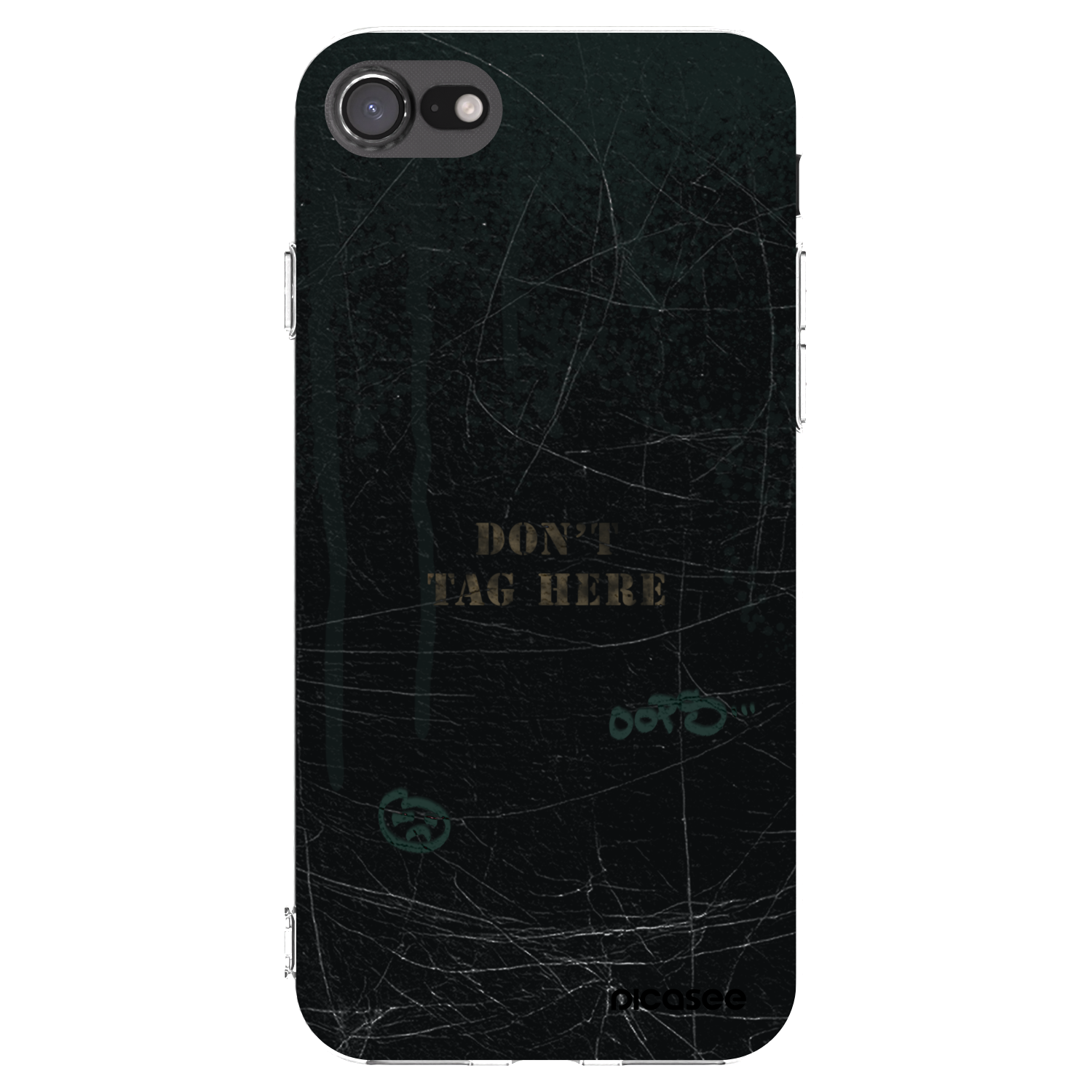 Picasee silikonový průhledný obal pro Apple iPhone SE 2020 - DON´T TAG