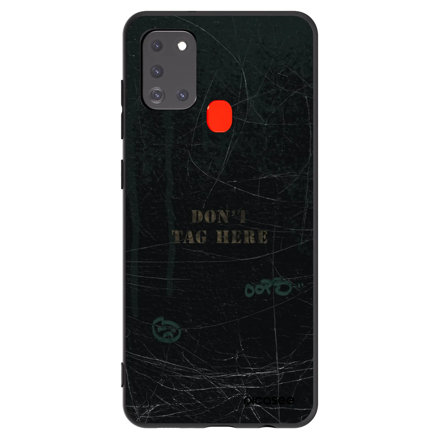 Picasee silikonový černý obal pro Samsung Galaxy A21s - DON´T TAG