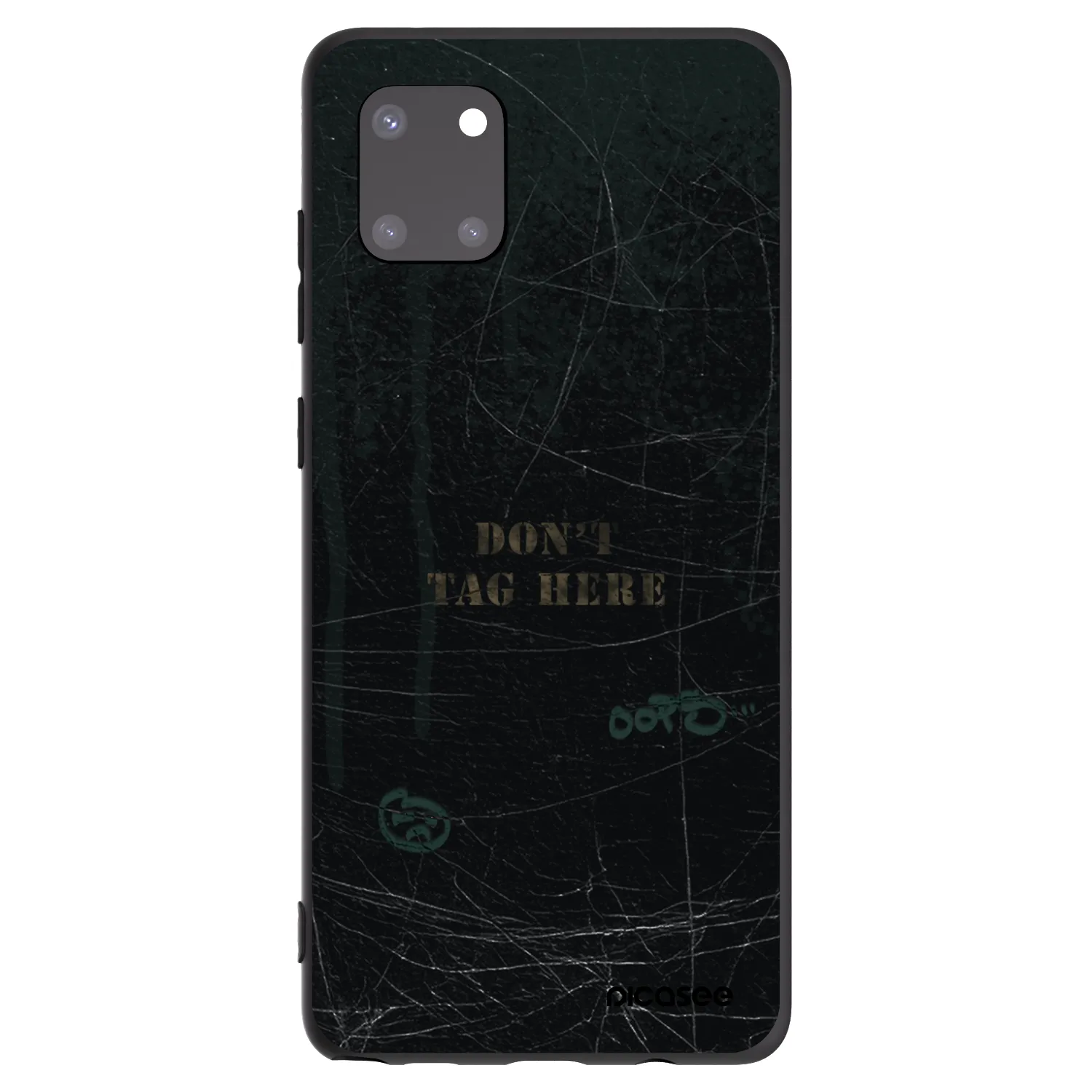 Picasee silikonový černý obal pro Samsung Galaxy Note 10 Lite N770F - DON´T TAG