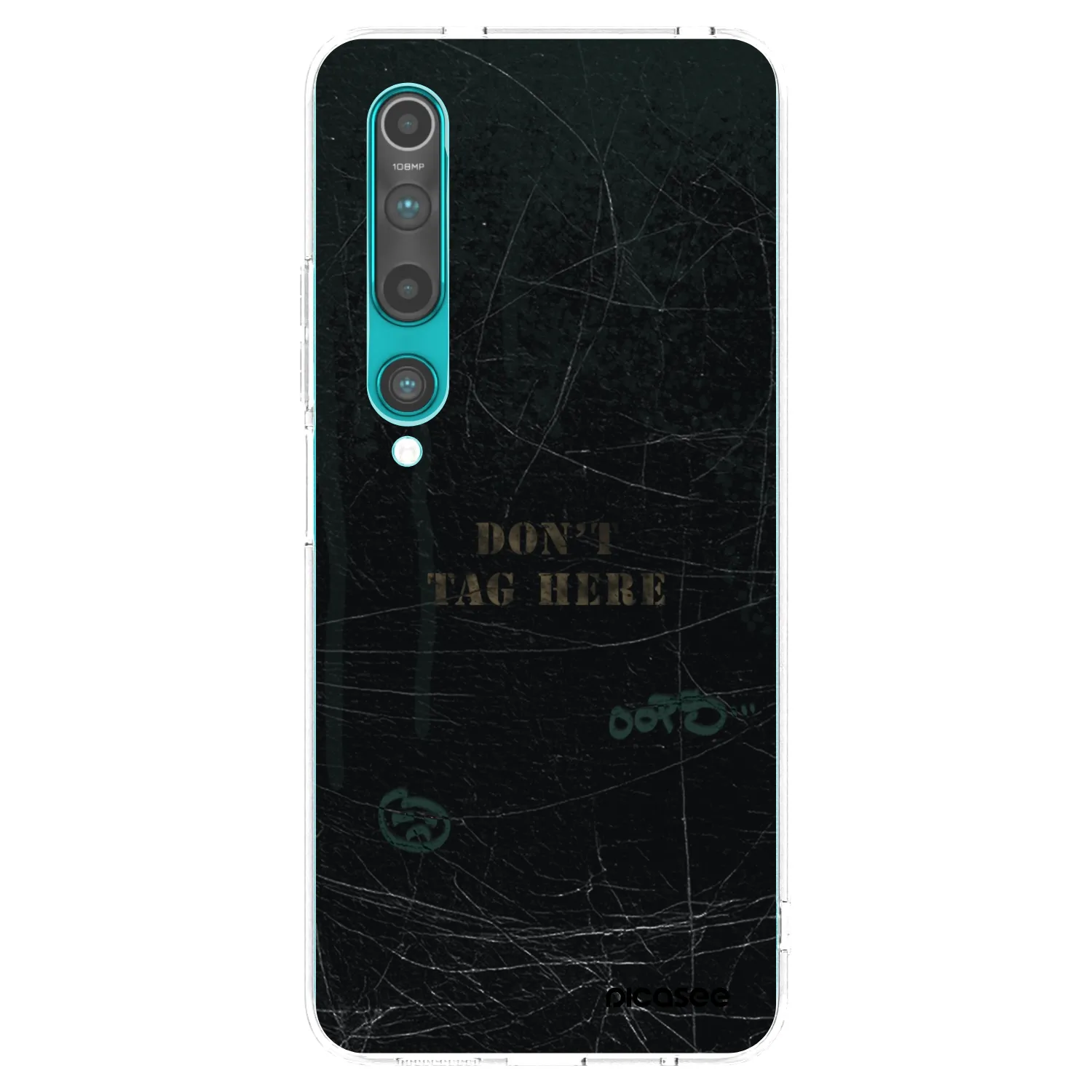 Picasee silikonový průhledný obal pro Xiaomi Mi 10 - DON´T TAG