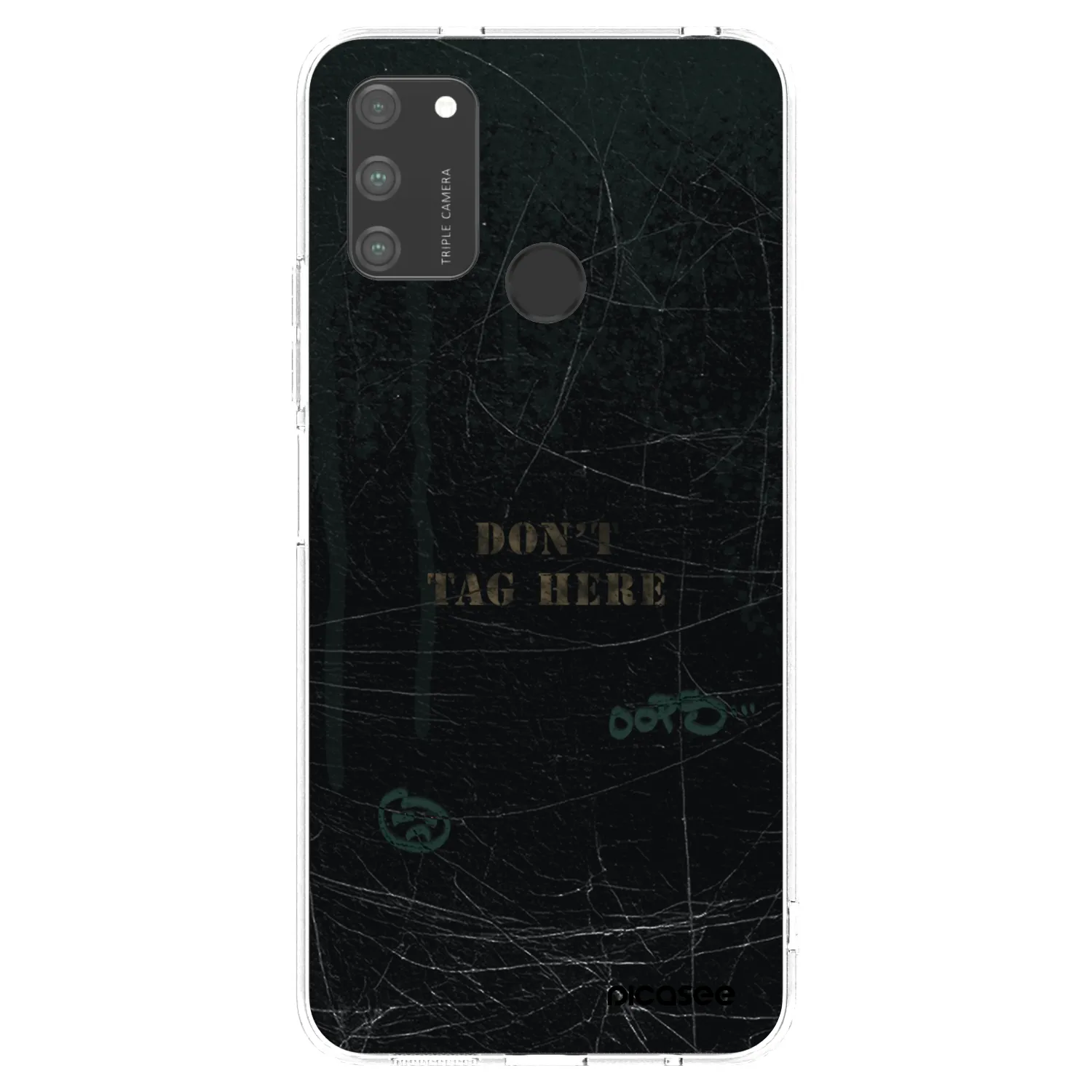 Picasee silikonový průhledný obal pro Honor 9A - DON´T TAG