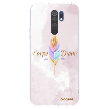 Picasee silikonový průhledný obal pro Xiaomi Redmi 9 - Užívej dne