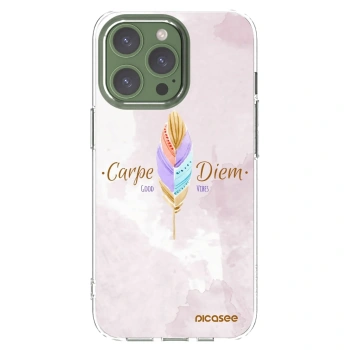 Picasee silikonový průhledný obal pro Apple iPhone 13 Pro - Užívej dne