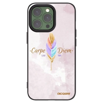 Picasee silikonový černý obal pro Apple iPhone 13 Pro - Užívej dne