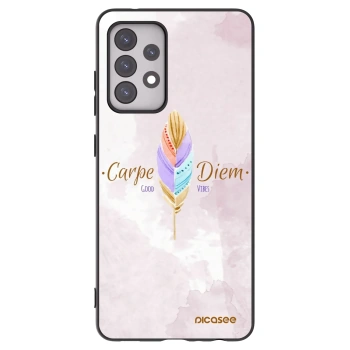 Picasee silikonový černý obal pro Samsung Galaxy A52s 5G A528B - Užívej dne