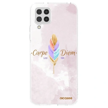 Picasee silikonový průhledný obal pro Samsung Galaxy A22 A225F 4G - Užívej dne