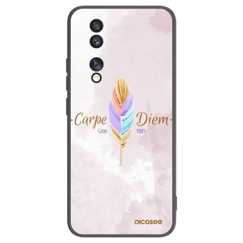 Picasee silikonový černý obal pro Honor 70 - Užívej dne