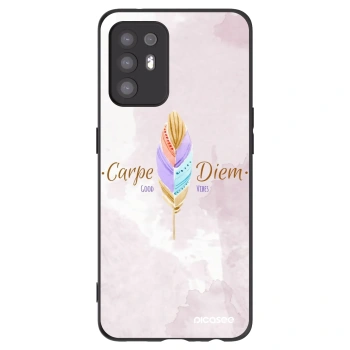 Picasee silikonový černý obal pro OPPO A94 5G - Užívej dne