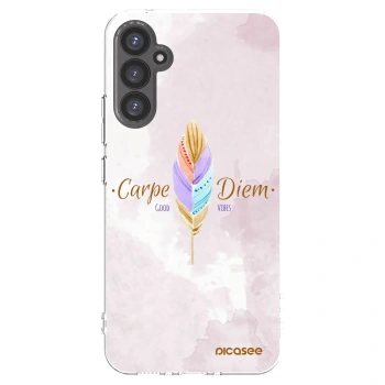 Picasee silikonový průhledný obal pro Samsung Galaxy A34 5G A346B - Užívej dne