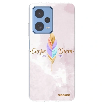 Picasee silikonový průhledný obal pro Xiaomi Redmi Note 12 Pro 5G - Užívej dne