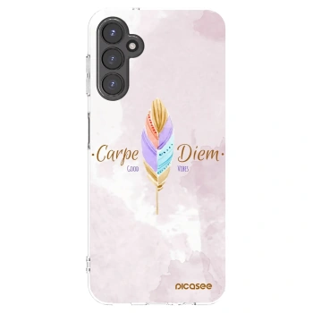 Picasee silikonový průhledný obal pro Samsung Galaxy A14 5G A146P - Užívej dne