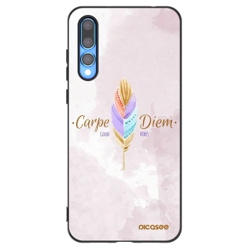 Picasee silikonový černý obal pro Huawei P20 Pro - Užívej dne