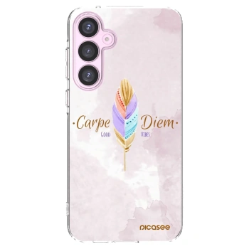 Picasee silikonový průhledný obal pro Samsung Galaxy A55 5G A556B - Užívej dne