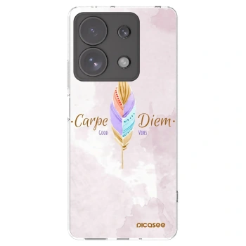 Picasee silikonový průhledný obal pro Xiaomi Redmi Note 13 Pro 4G - Užívej dne