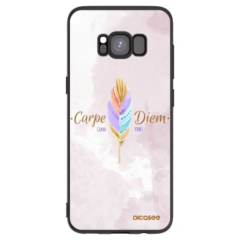 Picasee silikonový černý obal pro Samsung Galaxy S8 G950F - Užívej dne