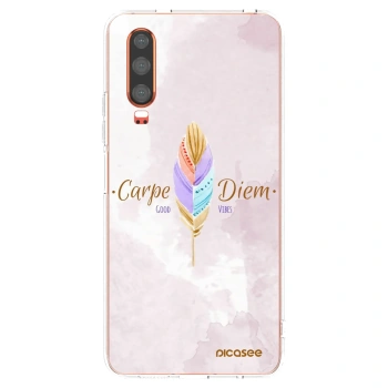 Picasee silikonový průhledný obal pro Huawei P30 - Užívej dne