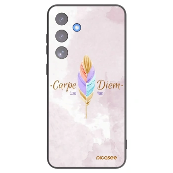 Picasee silikonový černý obal pro Samsung Galaxy S25 FE 5G - Užívej dne