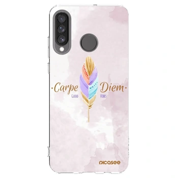 Picasee silikonový průhledný obal pro Huawei P30 Lite - Užívej dne