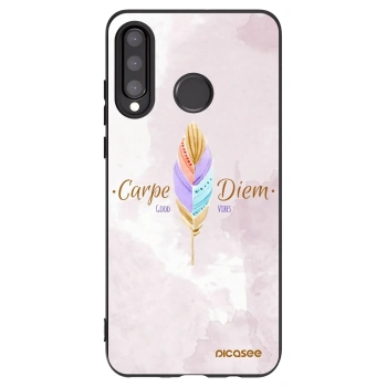 Picasee silikonový černý obal pro Huawei P30 Lite - Užívej dne