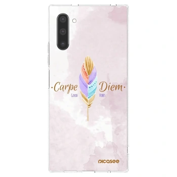Picasee silikonový průhledný obal pro Samsung Galaxy Note 10 N970F - Užívej dne
