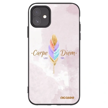 Picasee silikonový černý obal pro Apple iPhone 11 - Užívej dne