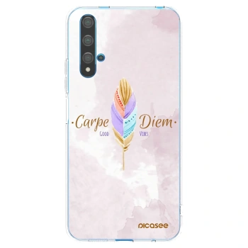 Picasee silikonový průhledný obal pro Huawei Nova 5T - Užívej dne