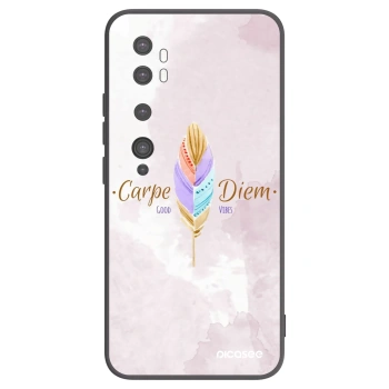 Picasee silikonový černý obal pro Xiaomi Mi Note 10 (Pro) - Užívej dne