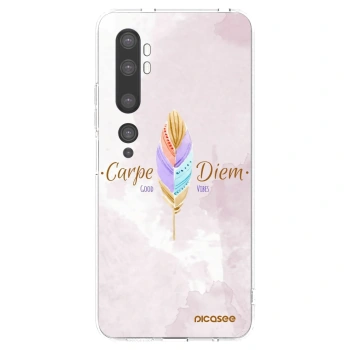 Picasee silikonový průhledný obal pro Xiaomi Mi Note 10 (Pro) - Užívej dne