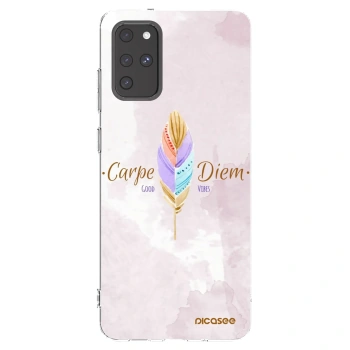 Picasee silikonový průhledný obal pro Samsung Galaxy S20+ G985F - Užívej dne