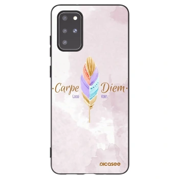 Picasee silikonový černý obal pro Samsung Galaxy S20+ G985F - Užívej dne