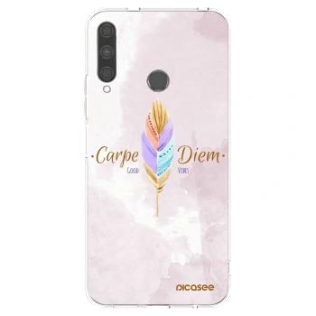 Picasee silikonový průhledný obal pro Huawei P40 Lite E - Užívej dne