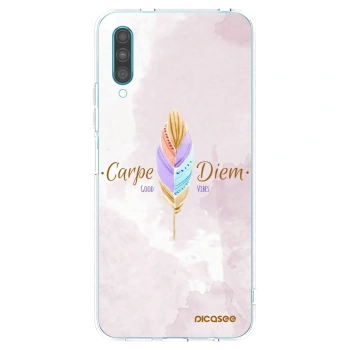 Picasee silikonový průhledný obal pro Samsung Galaxy A30s A307F - Užívej dne