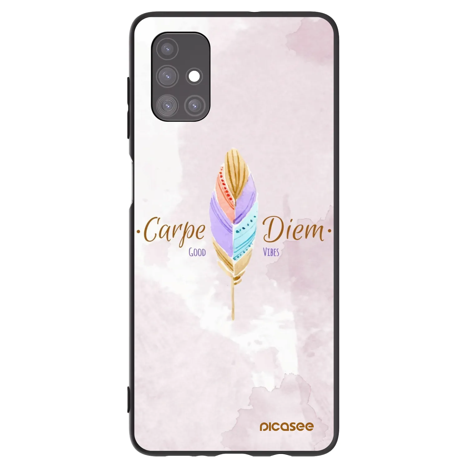 Picasee silikonový černý obal pro Samsung Galaxy M51 M515F - Užívej dne