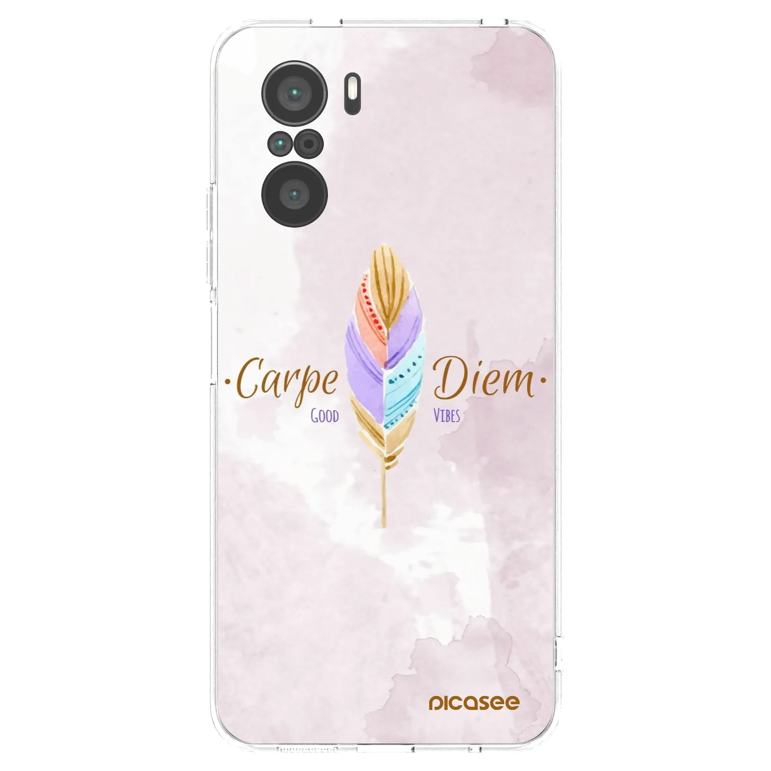 Picasee silikonový průhledný obal pro Xiaomi Poco F3 - Užívej dne