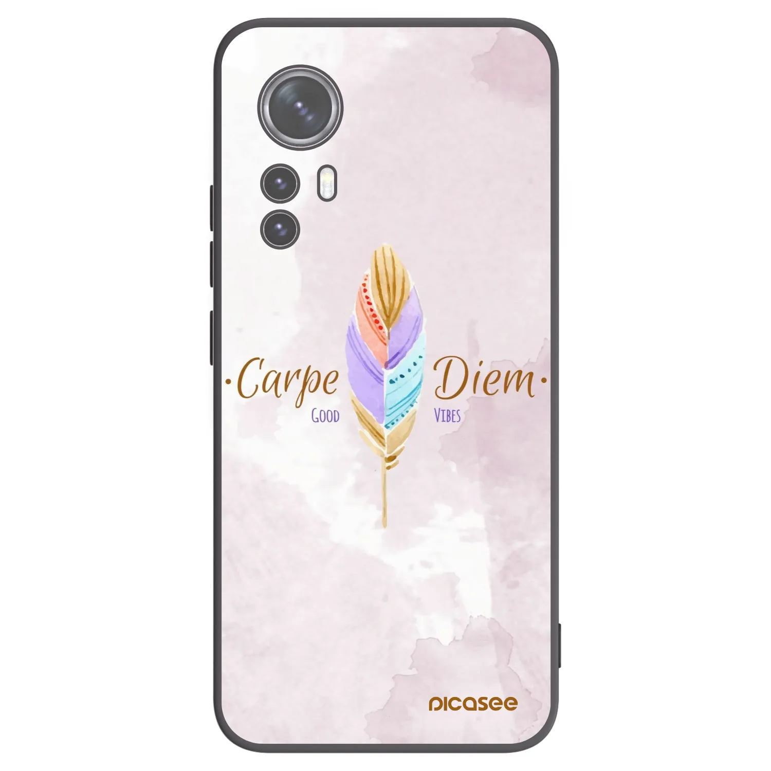 Picasee silikonový černý obal pro Xiaomi 12 - Užívej dne