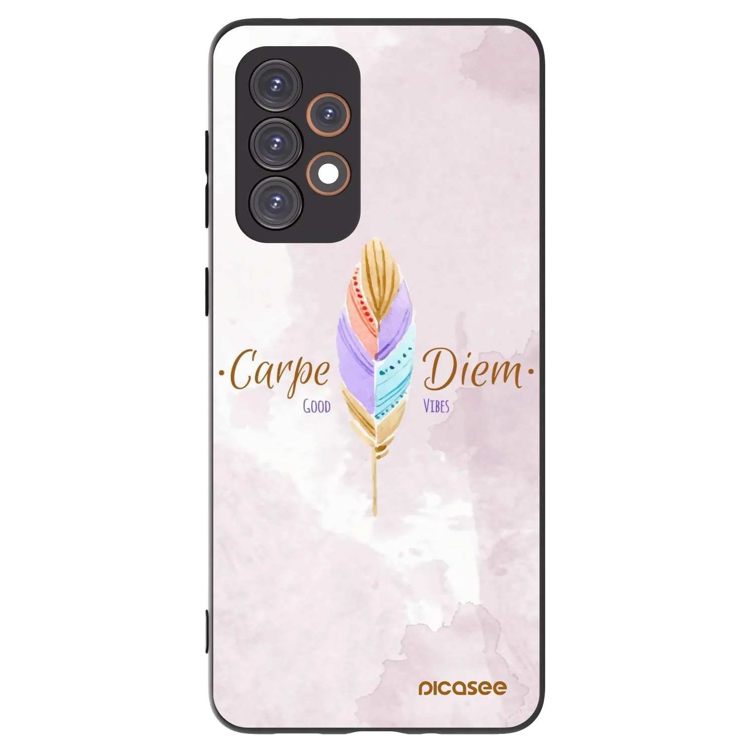Picasee silikonový černý obal pro Samsung Galaxy A33 5G A336 - Užívej dne