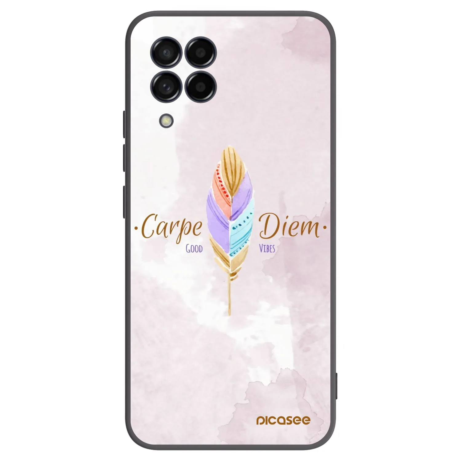 Picasee silikonový černý obal pro Samsung Galaxy M53 5G - Užívej dne