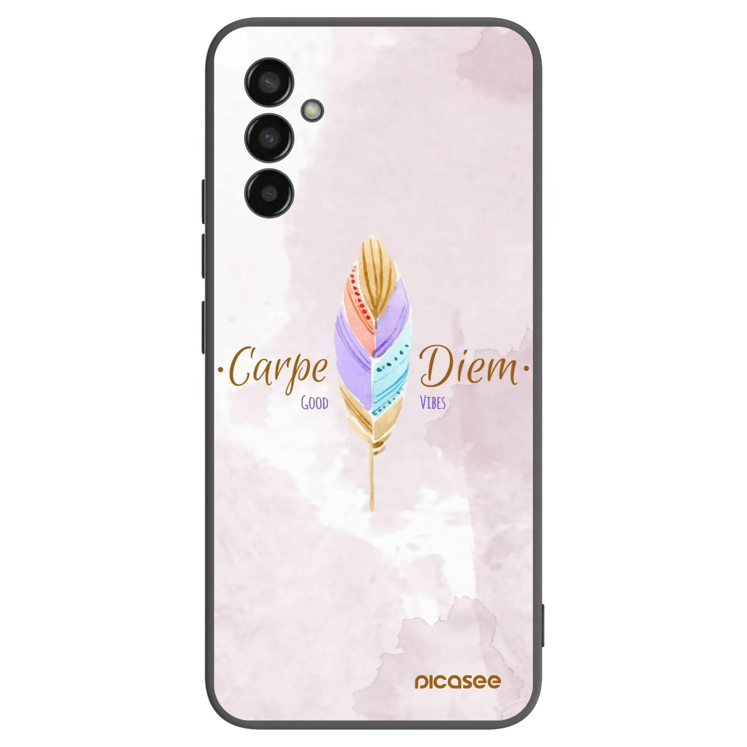 Picasee silikonový černý obal pro Samsung Galaxy M13 M135F - Užívej dne