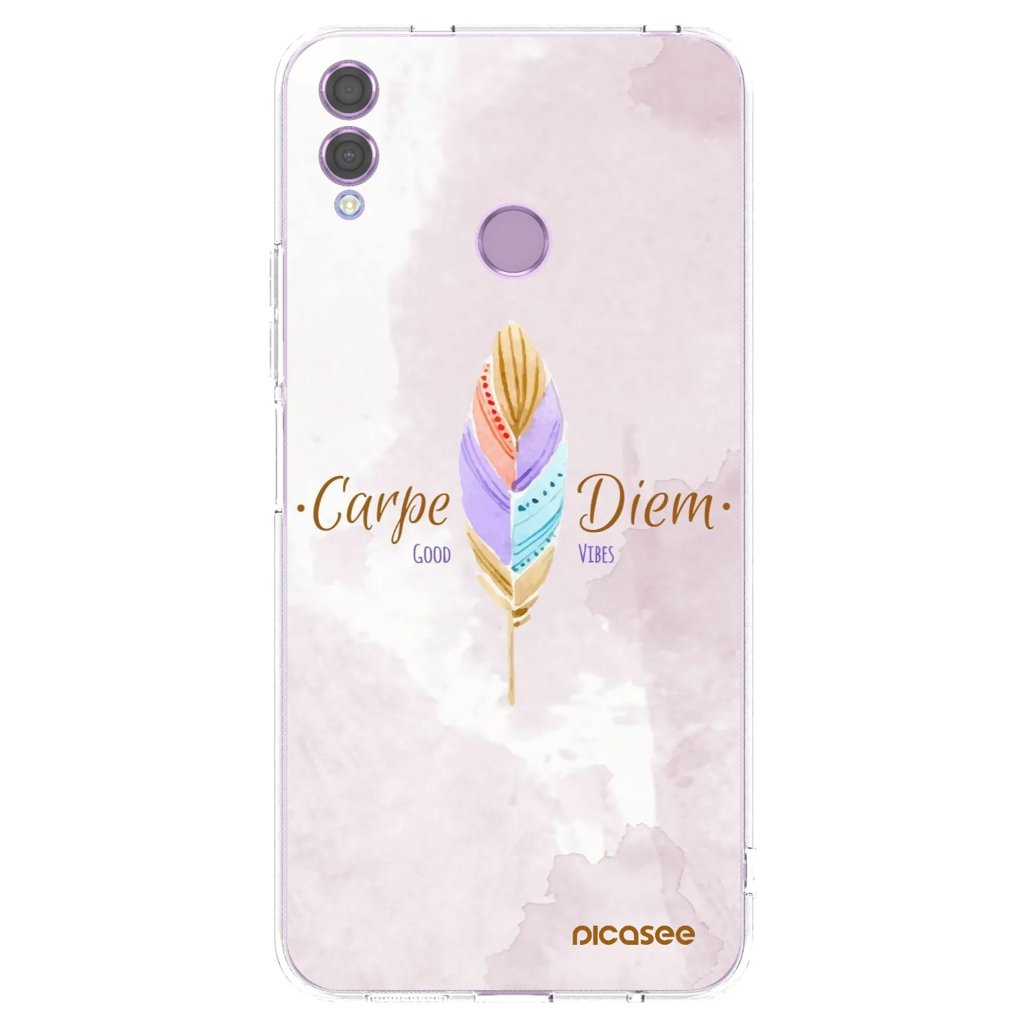 Picasee silikonový průhledný obal pro Honor 8X - Užívej dne