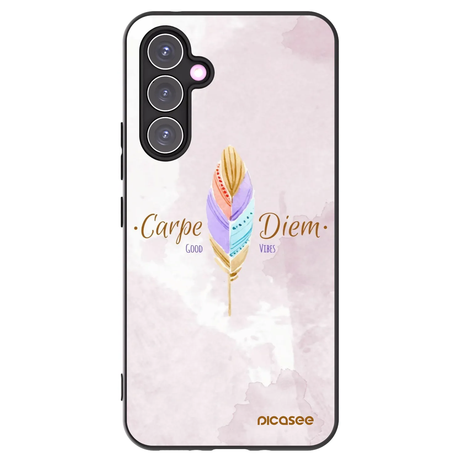 Picasee silikonový černý obal pro Samsung Galaxy A54 5G A546B - Užívej dne