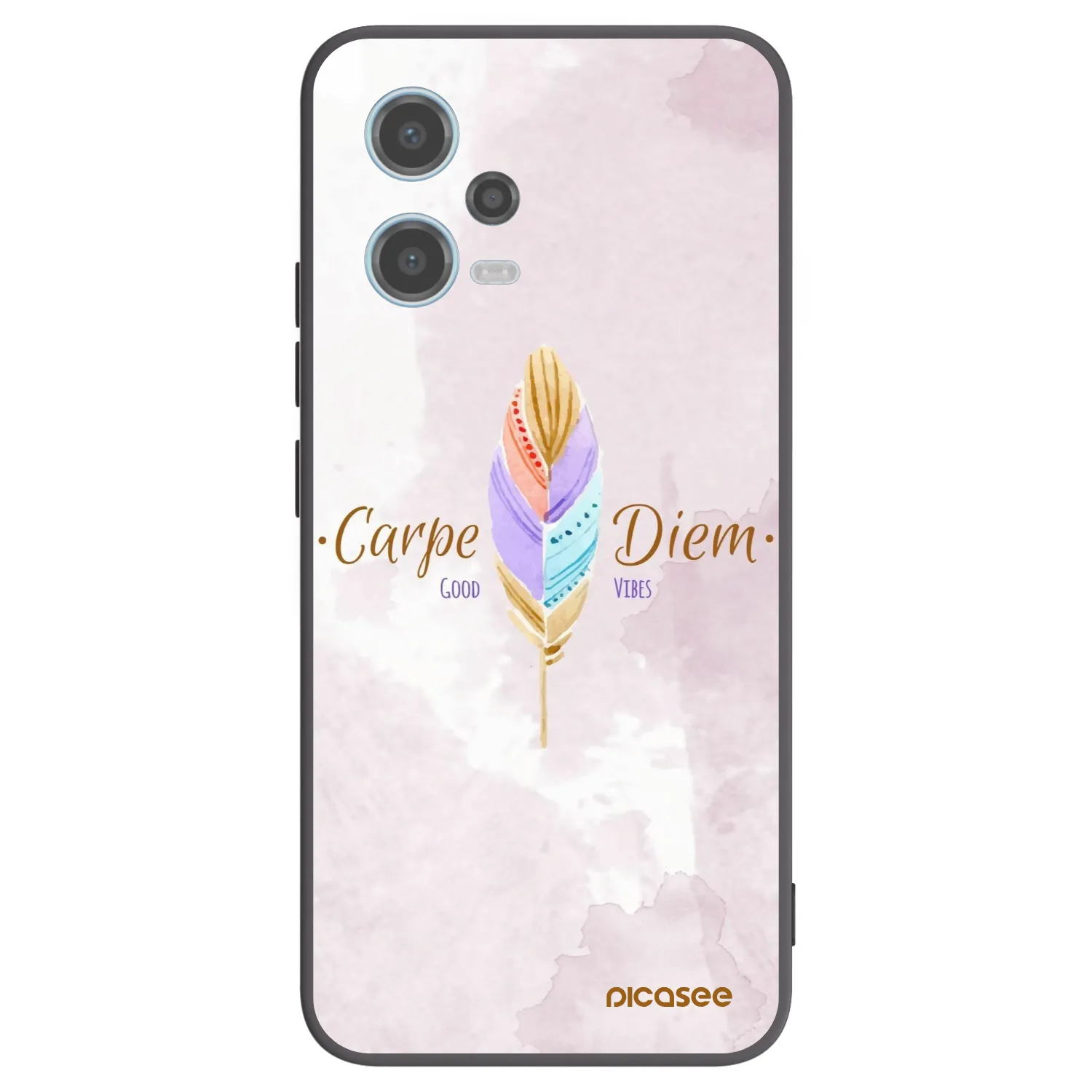 Picasee silikonový černý obal pro Xiaomi Redmi Note 12 5G - Užívej dne