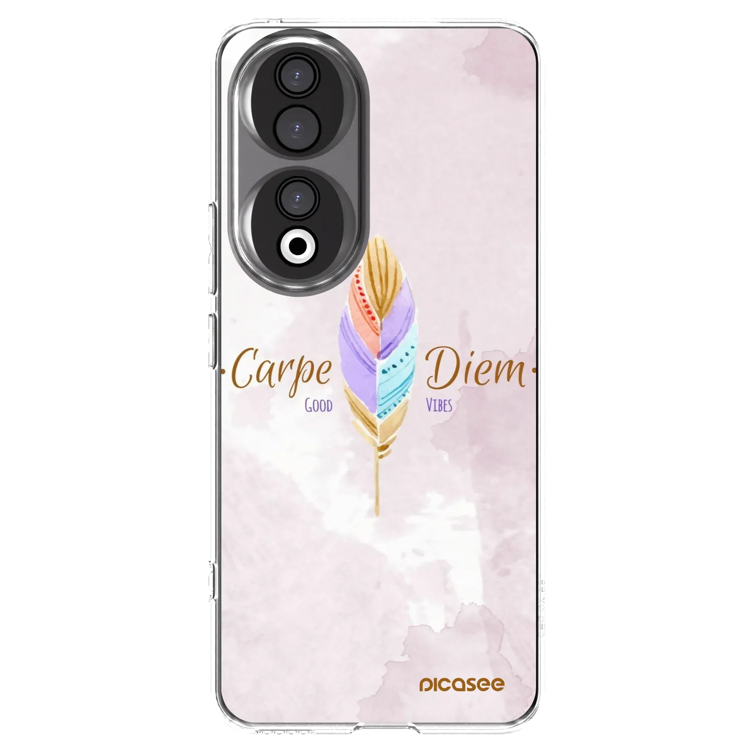 Picasee silikonový průhledný obal pro Honor 90 5G - Užívej dne