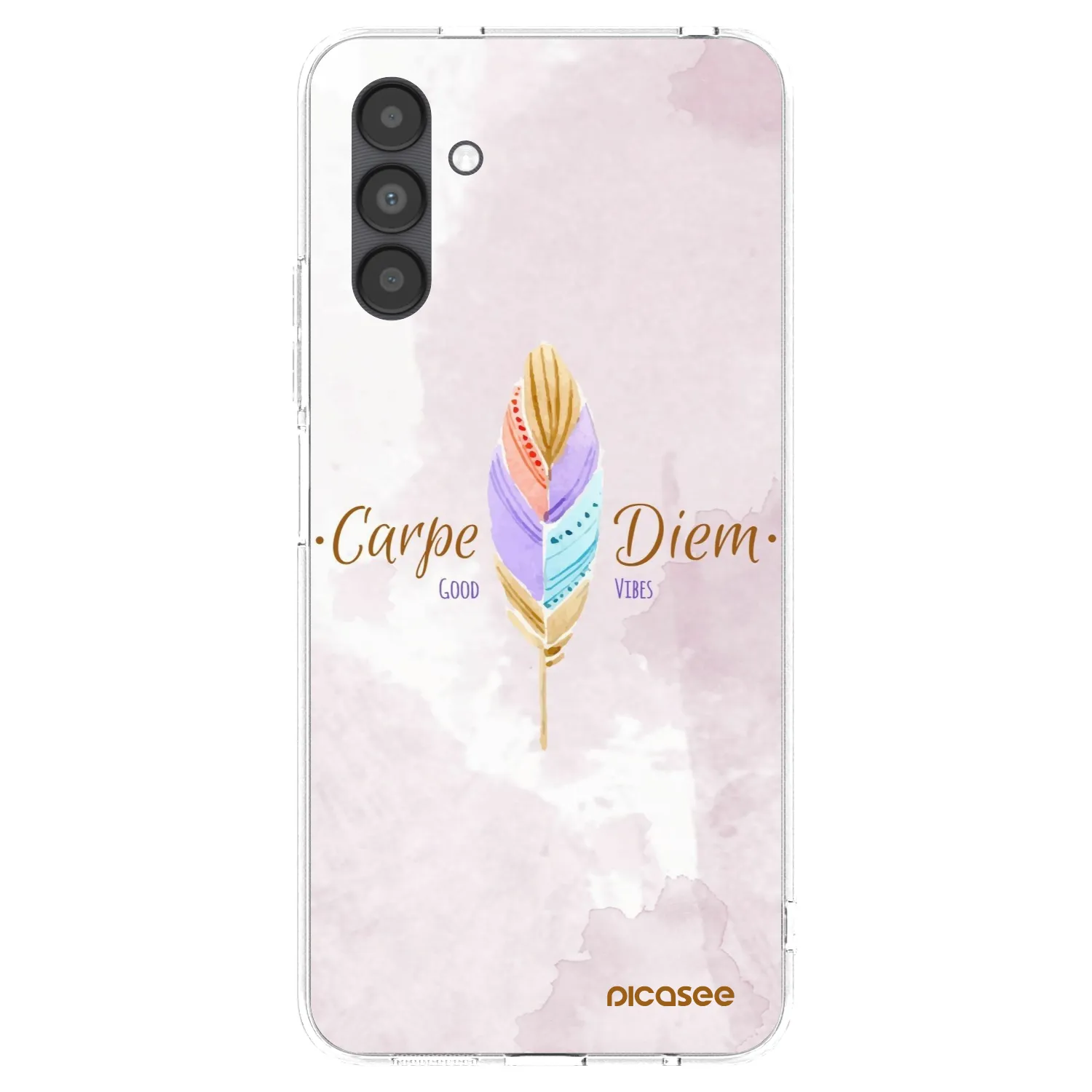 Picasee silikonový průhledný obal pro Samsung Galaxy A04s A047F - Užívej dne