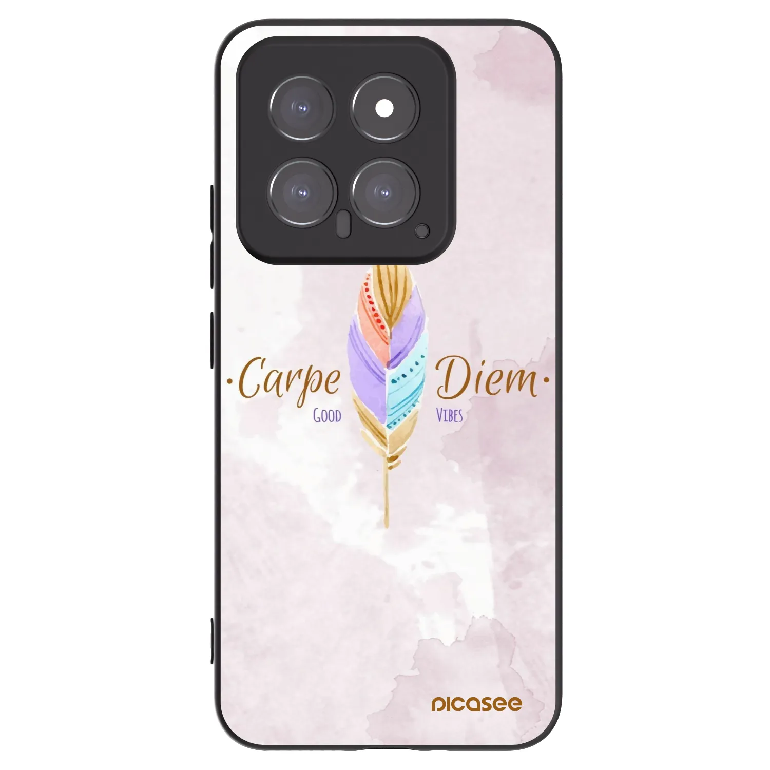 Picasee silikonový černý obal pro Xiaomi 14 - Užívej dne