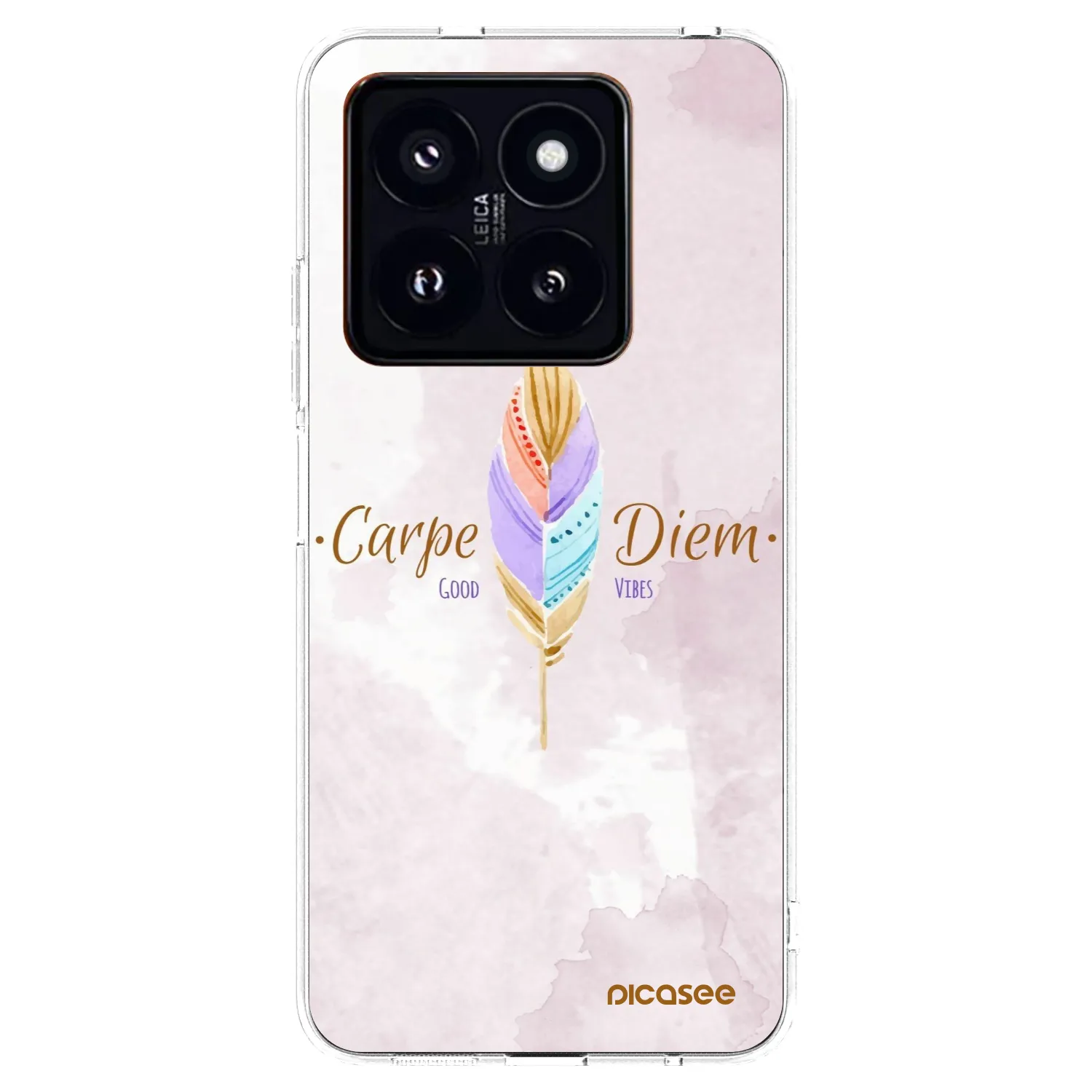 Picasee silikonový průhledný obal pro Xiaomi 14 Pro - Užívej dne