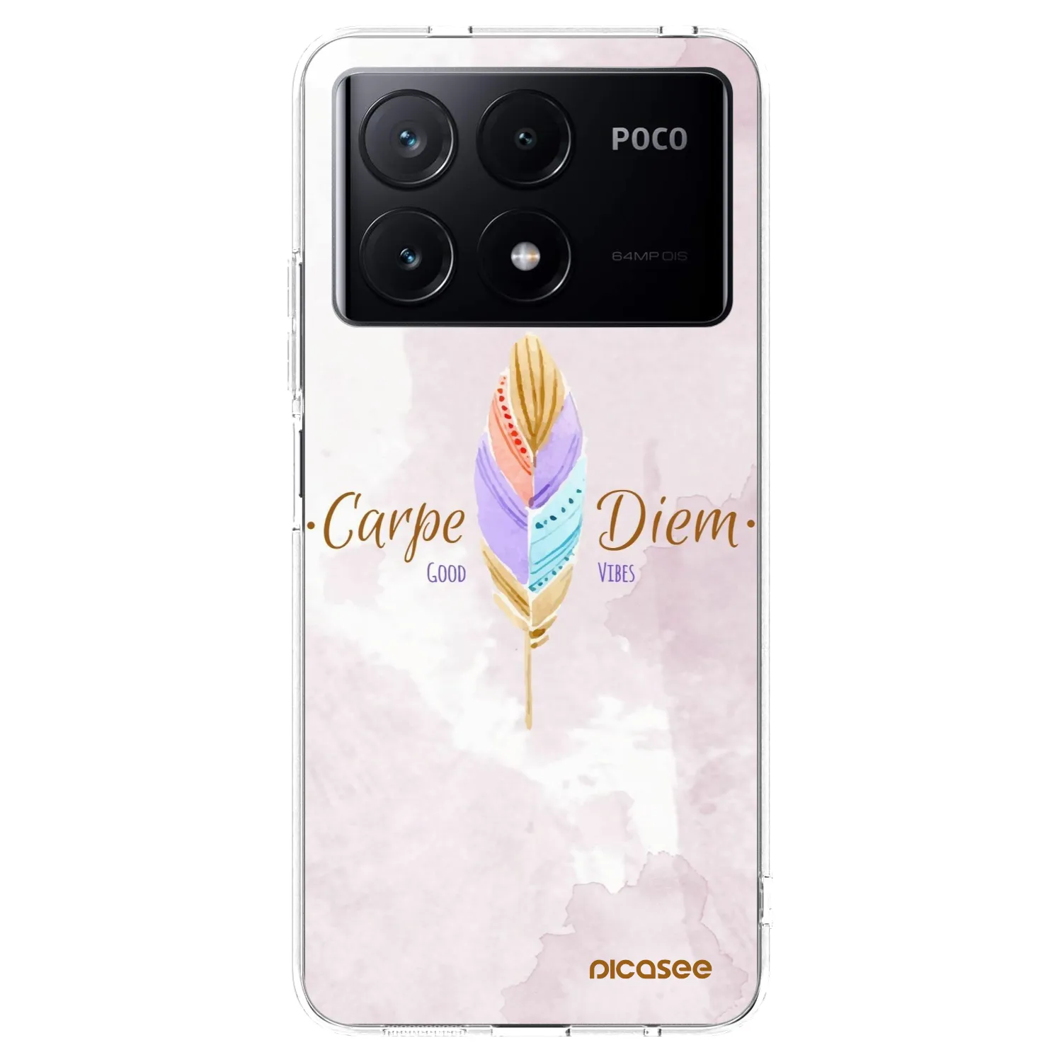 Picasee silikonový průhledný obal pro Xiaomi Poco X6 Pro - Užívej dne