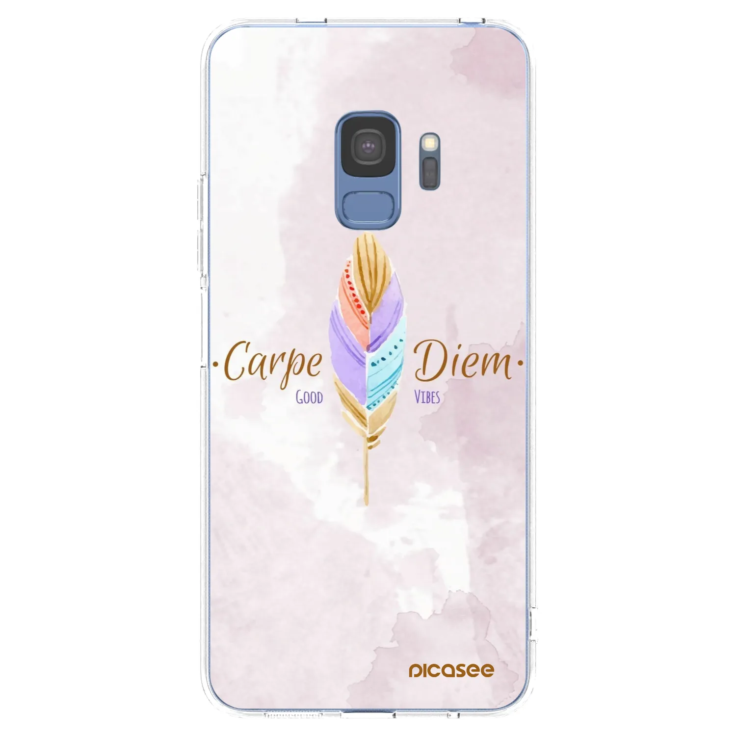 Picasee silikonový průhledný obal pro Samsung Galaxy S9 G960F - Užívej dne