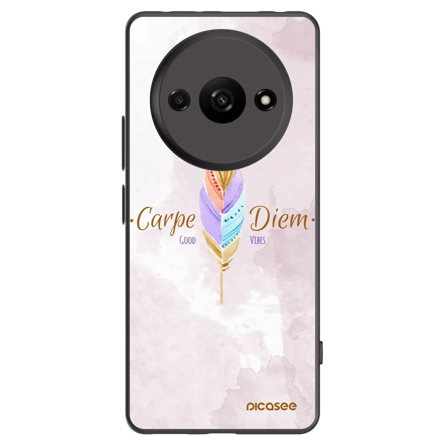 Picasee silikonový černý obal pro Xiaomi Redmi A3 - Užívej dne