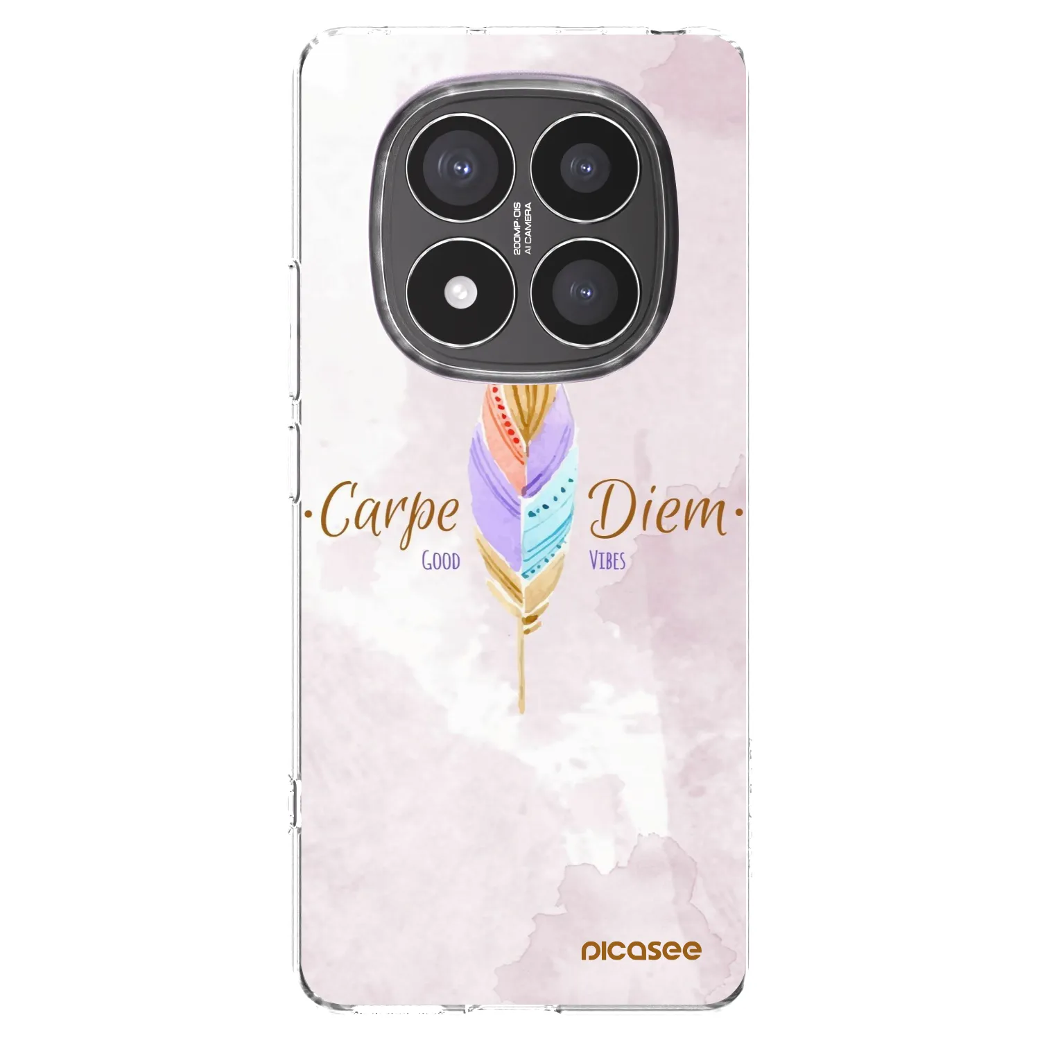 Picasee silikonový průhledný obal pro Xiaomi Redmi Note 14 Pro+ 5G - Užívej dne