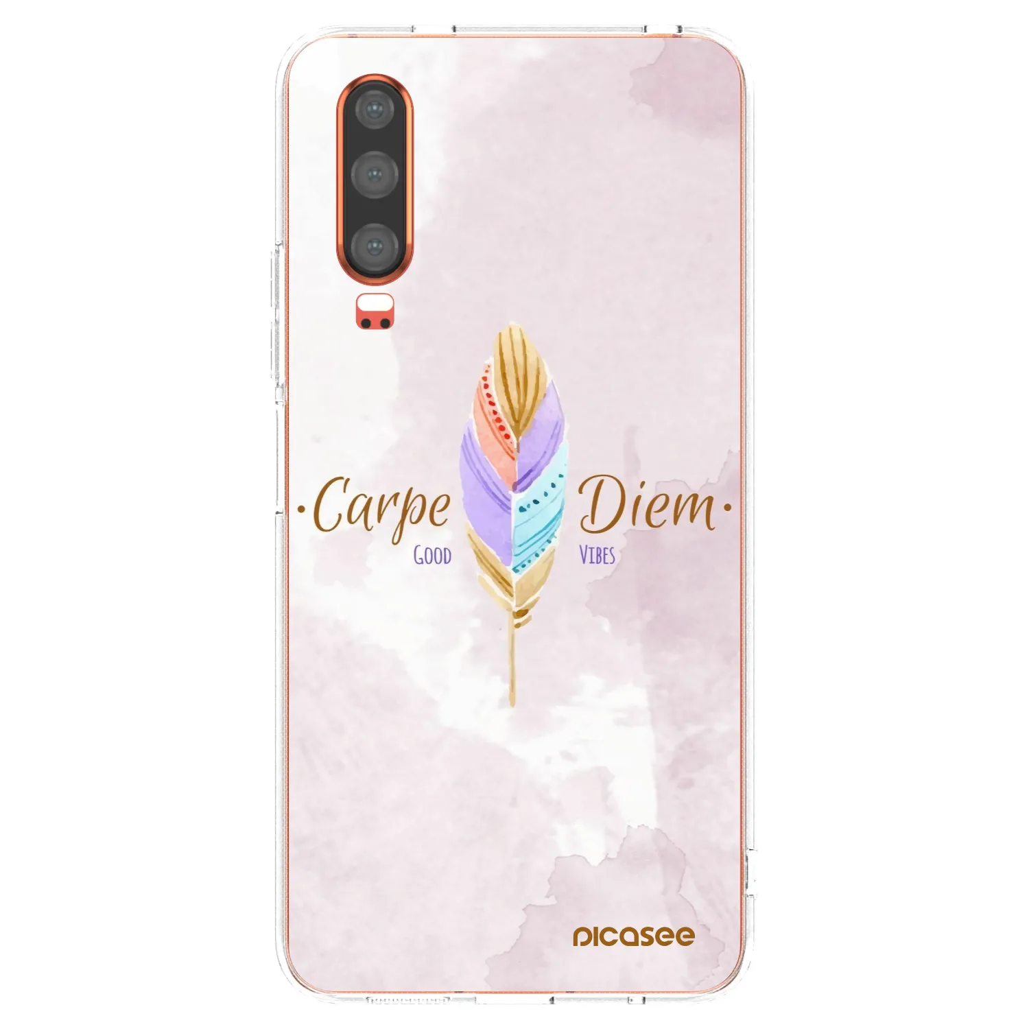 Picasee silikonový průhledný obal pro Huawei P30 - Užívej dne